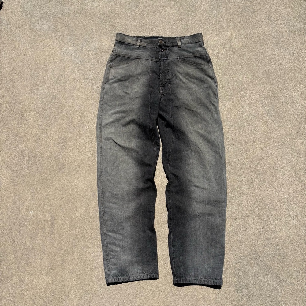 Marithe Francois Girbaud Charcoal Straight Jeans